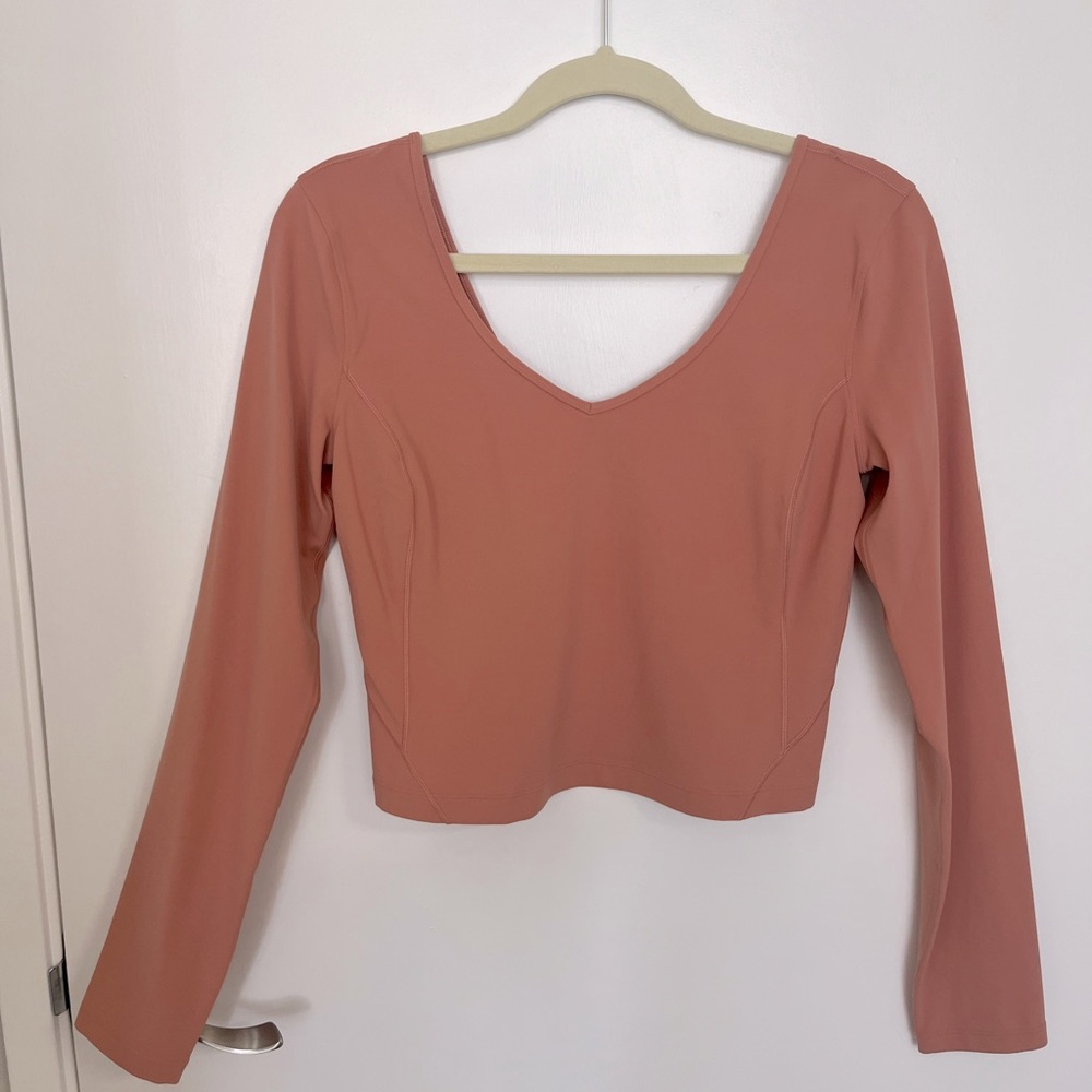 Lululemon pink savanna align long sleeve